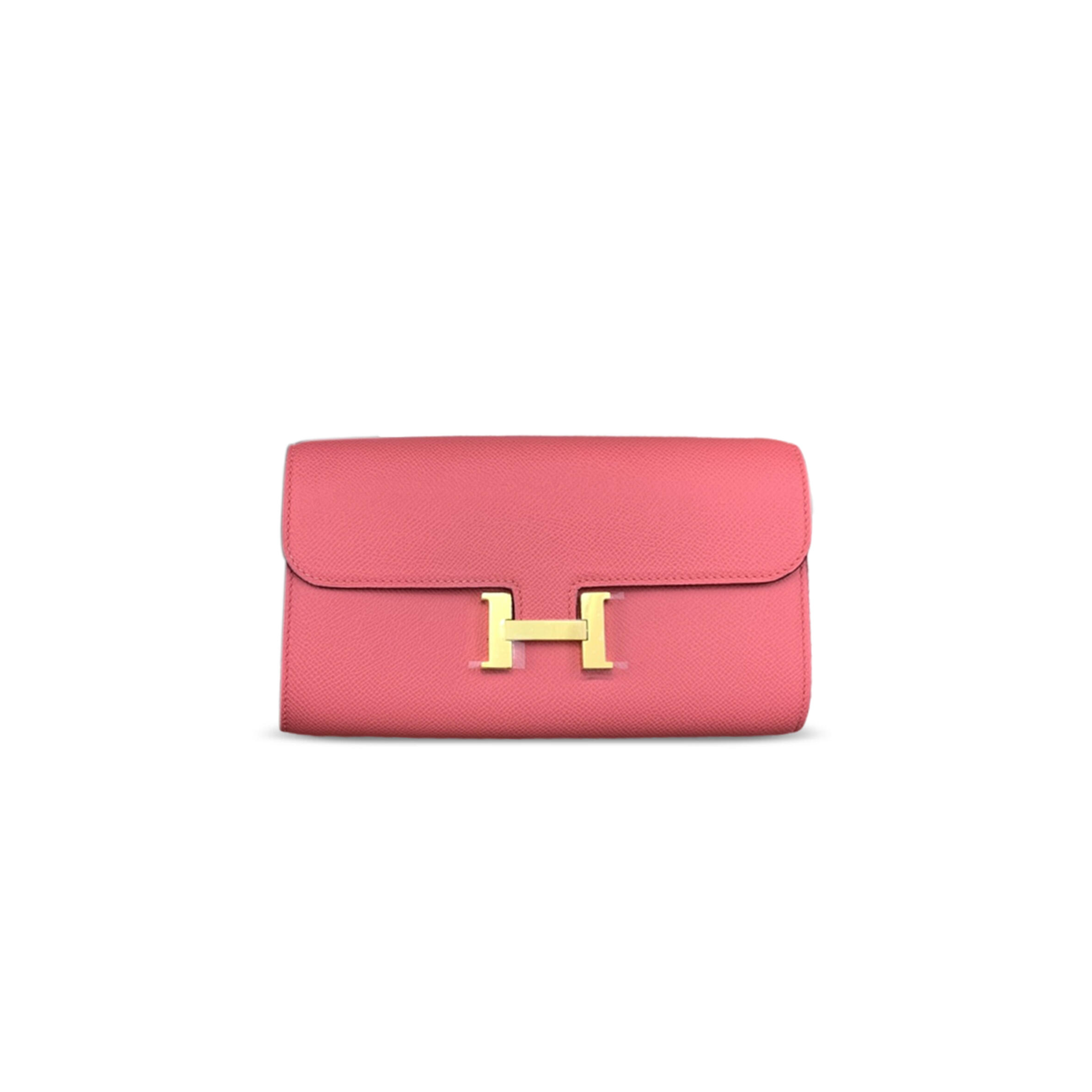 H**me5 master constance to go rose lipstick epsom gold hardware (20*12*2cm)